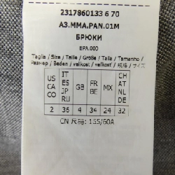 Quần Max Mara - Hàng hiệu Authentic 811636