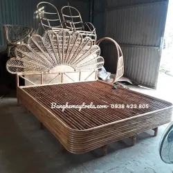 Giường mây tre đan tự nhiên 567891