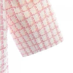 【Mã giảm giá】Áo khoác không cổ CHANEL 644054