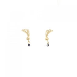 K18YG Bông tai Sapphire - Hàng hiệu Chính hãng