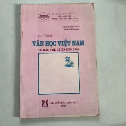 Giáo trình văn học Việt Nam từ đầu thế kỷ XX đến 1930 - Hoàng Đức Khoa - 1995s