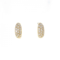 K18YG Bông tai kim cương 0.38CT - Hàng hiệu Chính hãng