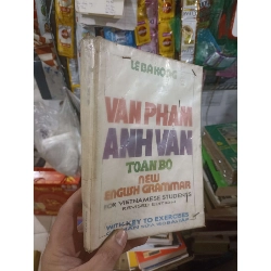 Văn phạm Anh Văn toàn bộ - Lê Bá Kông 1989 mới 80% ố rách gáy Sách tự học tiếng Anh HCM2702
