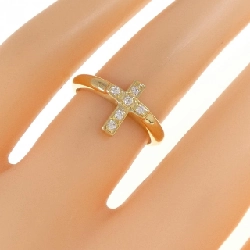 Nhẫn hình khối K18YG 671469