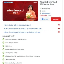 Sách 2026 - Tổng ôn Địa Lí Tập 1+2 799877