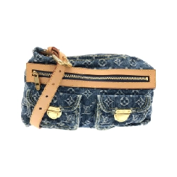 Túi xách vai Louis Vuitton Monogram Denim Baggy PM M95049+J54316 - Hàng hiệu Chính hãng