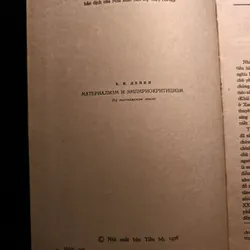 Chủ nghĩa duy vật và chủ nghĩa kinh nghiệm phê phán - LENIN 674954