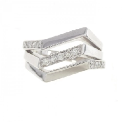 Nhẫn kim cương K18WG 0.21CT 673620