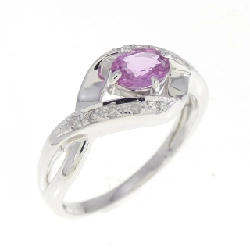 Nhẫn Sapphire K10WG 0.38CT