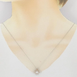 K18WG/K18PG Hoa Đá Kim Cương Dây Chuyền 0.72CT - Hàng hiệu Chính hãng 859221