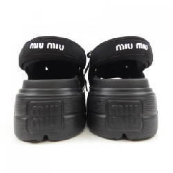 Giày sandal MIU MIU Chanky Neoprene MIU MIU Logo 5X418E - Hàng hiệu Chính hãng 829743