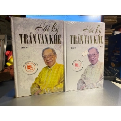 Trần Văn Khê (hồi ký) - Bộ 2 tập bìa cứng-Phương Nam phát hành- sách giấy xốp có ố cạnh theo thời gian- Tập 1 có chữ ký chủ cũ, tập 2 nguyên seal- Năm xb 2013 STB1036