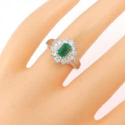 Nhẫn Emerald PT900 0.54CT - Hàng hiệu Authentic 850541