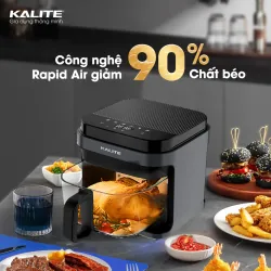 💨 Nồi chiên không dầu KALITE KL6000 6L – Giòn rụm, nấu nhanh, an toàn sức khỏe 705946
