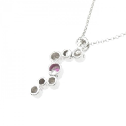 K18WG Dây chuyền Ruby 0.15CT - Hàng hiệu Chính hãng 860905