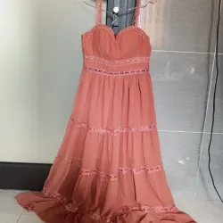 Đầm 2 dây  dáng dài 