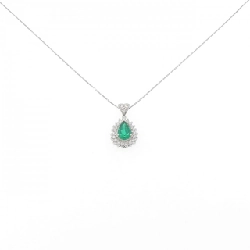 Dây chuyền ngọc lục bảo PT900/PT850 0.88CT - Hàng hiệu Authentic