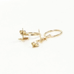 Bông tai Louis Vuitton Buckle Dore LV Eclipse M00763 624165