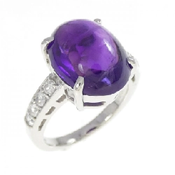 Nhẫn Amethyst PT900 - Hàng hiệu Authentic