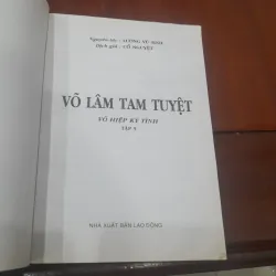 Lương Vũ Sinh - VÕ LÂM TAM TUYỆT, tập 5 (võ hiệp kỳ tình) 930874