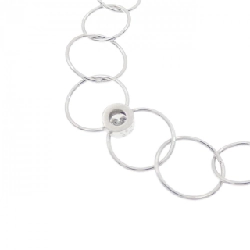 K18WG Dây chuyền kim cương 0.06CT - Hàng hiệu Chính hãng 865040