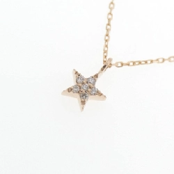 K18PG Ngôi sao Kim cương Dây chuyền 0.03CT - Hàng hiệu Chính hãng 857953