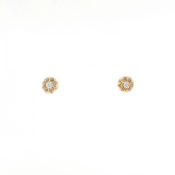 Bông tai kim cương K18PG 0.03CT - Hàng hiệu Chính hãng