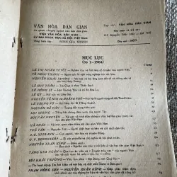 Tạp chí Văn hóa Dân gian số 1.1984- khổ to  1027266