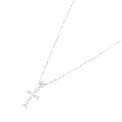 K18WG Dây chuyền kim cương chéo 0.25CT - Hàng hiệu Chính hãng 863830