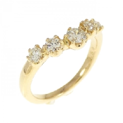 Nhẫn kim cương K18YG 0.50CT