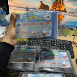 Túi rác đen dày dai nặng đúng 1kg / 1 bịch 3 cuộn 933938