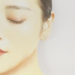 K18YG/ST Bông tai kim cương 0.216CT 0.239CT G VS2 VG-GOOD - Hàng hiệu Chính hãng 874097