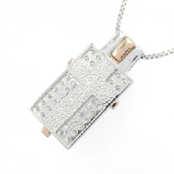 K18WG/K18PG Dây chuyền kim cương chéo 1.01CT - Hàng hiệu chính hãng 860264