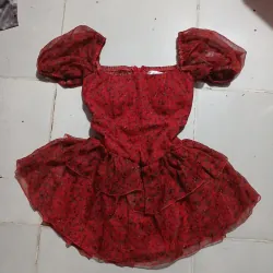 Đầm jum màu đỏ size s.còn mới 90% 1012726