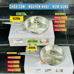 Kalite KWP2601 – Chảo inox 304 cao cấp cho căn bếp hiện đại 792829