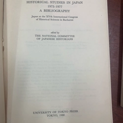 Historical studies in Japan (1973 - 1977, 1978 - 1982) a bibliography  301886