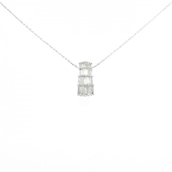 K18WG Dây chuyền kim cương 0.38CT - Hàng hiệu Chính hãng