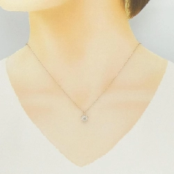 K18PG/750PG Dây chuyền kim cương 0.31CT - Hàng hiệu Authentic 862563