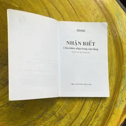 COMBO NHẬN BIẾT CHÌA KHOÁ SỐNG TRONG CÂN BẰNG ( OSHO)PHƯỚC BẤT KHẢ HƯỞNG TẬN - CHÂN QUANG 702701