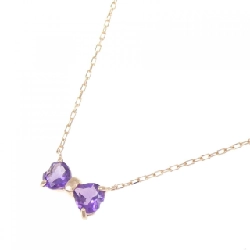 K10PG Ruy băng Amethyst Dây chuyền - Hàng hiệu Chính hãng 860551