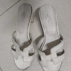 Dép nữ 3 cm trắng 