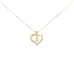 4゜C Heart Peridot Necklace - Hàng hiệu Authentic