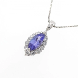 Dây chuyền Tanzanite PT900/PT850 0.65CT - Hàng hiệu Authentic 857009