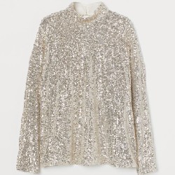 Áo sequin h&m