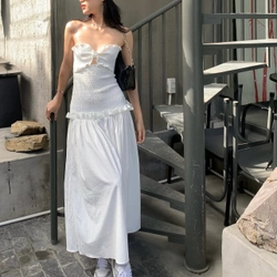 Đầm biển ôm eo dáng xoè - new 95% 507014