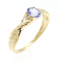 Nhẫn Tanzanite K18YG - Hàng hiệu Chính hãng