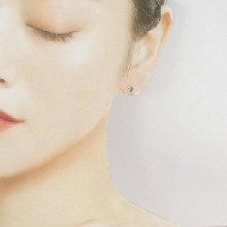 K18PG Bông tai kim cương 0.10CT - Hàng hiệu Chính hãng 862234