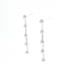 K18WG Bông tai kim cương 0.20CT - Hàng hiệu Chính hãng 864761