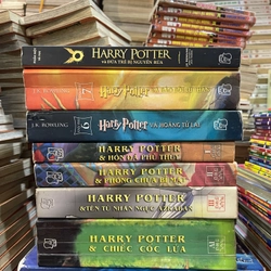 Harry Potter full bộ 7 tập bìa hoạt hình( số la mã)