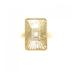 【Sản phẩm mới】Nhẫn kim cương K18YG 0.12CT 669050